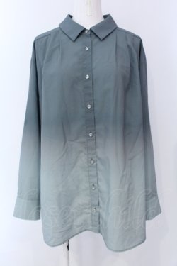 画像1: axes femme / グラデーションシャツ F グリーン O-25-06-26-050-AX-BL-OW-OS