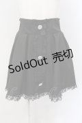Lovery Tency / alcビジュフリルスカート M クロ O-25-06-26-060-LO-SK-OW-OS