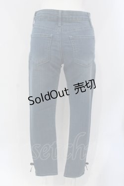 画像3: axes femme / 星×バラ刺繍デニムパンツ M ブルー O-25-06-26-007-AX-PA-OW-ZT0710G