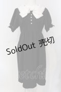 DearMyLove / リボン襟ワンピース M クロ O-25-06-26-064-EL-OP-OW-OS