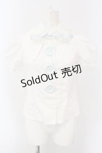 MILK / DOLL ブラウス  シロ O-25-06-26-067-ML-BL-OW-OS
