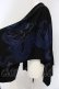 画像2: Qutie Frash / 万能ポンチョ  ブラック×ブルー O-25-06-26-068-QU-TO-OW-OS (2)