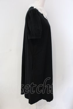 画像2: Jane Marple / リボンカラーカットワンピース M クロ×シロ O-25-06-26-073-JM-OP-OW-OS