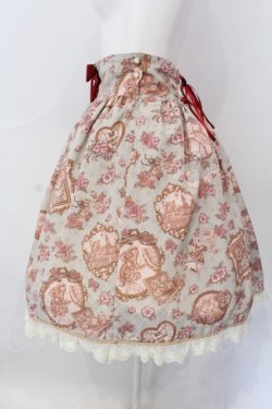 画像3: BABY,THE STARS SHINE BRIGHT / Esprit de la Belle Epoque a Paris 柄 スカート  ピンク O-25-06-26-091-BA-SK-OW-OS
