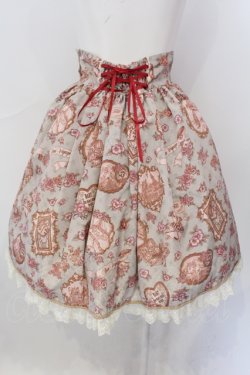 画像4: BABY,THE STARS SHINE BRIGHT / Esprit de la Belle Epoque a Paris 柄 スカート  ピンク O-25-06-26-091-BA-SK-OW-OS