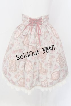 画像4: BABY,THE STARS SHINE BRIGHT / Esprit de la Belle Epoque a Paris 柄 スカート  ピンク O-25-06-26-091-BA-SK-OW-OS