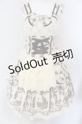metamorphose / スワンレースシフォンフリルジャンパースカート  キナリ O-25-06-26-093-ME-OP-OW-OS