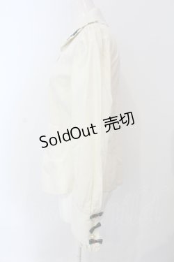 画像3: ALICE and the PIRATES / クララリボンブラウス  アイボリー O-25-06-26-095-PA-BL-OW-OS