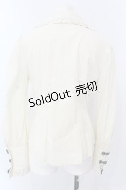 画像4: ALICE and the PIRATES / クララリボンブラウス  アイボリー O-25-06-26-095-PA-BL-OW-OS