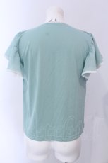 画像2: axes femme / 襟刺繍トップス M グリーン O-25-06-26-099-AX-TO-OW-ZT459 (2)