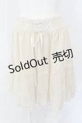 axes femme / レーシーミニスカート M キナリ O-25-06-26-101-AX-SK-OW-OS