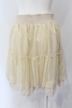 画像2: axes femme / レーシーミニスカート M キナリ O-25-06-26-101-AX-SK-OW-OS