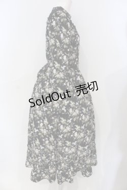 画像3: Kurumi Collaboration / KRハナジゴスリーブワンピース LL クロ O-25-09-03-1005-LO-OP-IG-OS