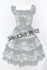metamorphose / Rose Cageティアードジャンパースカート  グリーン O-25-06-26-018-ME-OP-IG-OS