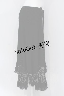 画像2: Ozz oneste / ランダムシャーリングスカート  ブラック O-25-06-26-024-OO-SK-IG-OS