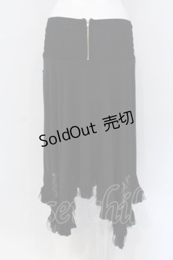 画像4: Ozz oneste / ランダムシャーリングスカート  ブラック O-25-06-26-024-OO-SK-IG-OS