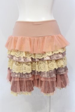 画像3: Ozz oneste / 異素材ティアードスカート  ピンク O-25-06-26-026-OO-SK-IG-OS
