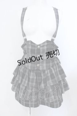 画像1: ALGONQUINS / フリルベスト付きショートパンツ F グレー系 O-25-06-28-001-AL-OP-OW-OS