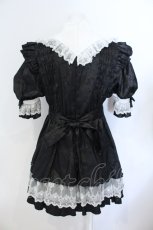 画像4: millna / ショッキングロリィタ ワンピース&ドロワーズ&ボンネット&レッグウォーマーset  クロ O-25-06-28-003-LO-OP-IG-OS (4)