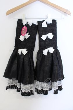 画像6: millna / ショッキングロリィタ ワンピース&ドロワーズ&ボンネット&レッグウォーマーset  クロ O-25-06-28-003-LO-OP-IG-OS