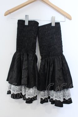 画像7: millna / ショッキングロリィタ ワンピース&ドロワーズ&ボンネット&レッグウォーマーset  クロ O-25-06-28-003-LO-OP-IG-OS