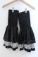 画像7: millna / ショッキングロリィタ ワンピース&ドロワーズ&ボンネット&レッグウォーマーset  クロ O-25-06-28-003-LO-OP-IG-OS