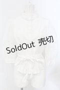 Sheglit / チェックパフブラウス M ホワイト O-25-06-28-034-EL-BL-OW-OS