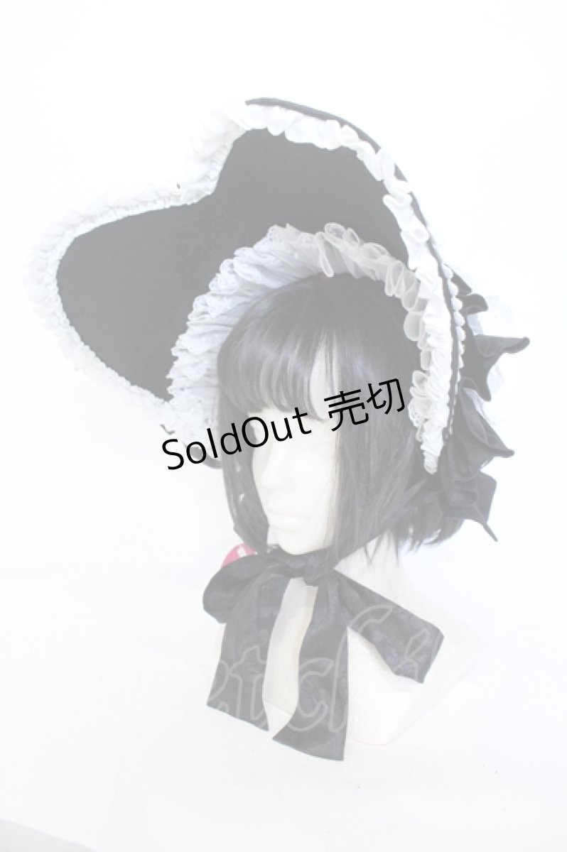 画像8: millna / ショッキングロリィタ ワンピース&ドロワーズ&ボンネット&レッグウォーマーset  クロ O-25-06-28-003-LO-OP-IG-OS (8)
