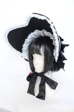 画像8: millna / ショッキングロリィタ ワンピース&ドロワーズ&ボンネット&レッグウォーマーset  クロ O-25-06-28-003-LO-OP-IG-OS (8)