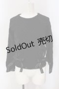 Ank Rouge / スピンドルニットトップス M クロ O-25-06-28-038-CA-TO-OW-OS