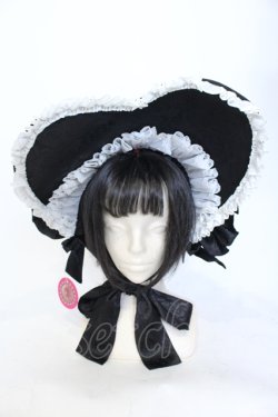 画像9: millna / ショッキングロリィタ ワンピース&ドロワーズ&ボンネット&レッグウォーマーset  クロ O-25-06-28-003-LO-OP-IG-OS