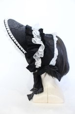 画像10: millna / ショッキングロリィタ ワンピース&ドロワーズ&ボンネット&レッグウォーマーset  クロ O-25-06-28-003-LO-OP-IG-OS (10)