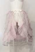 abilletage / Noir レースオーバースカート  ラベンダー O-25-06-28-004-GO-ZA-IG-OS