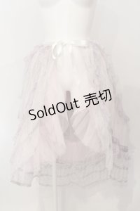 abilletage / Noir レースオーバースカート  ラベンダー O-25-06-28-004-GO-ZA-IG-OS