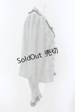 画像2: Ank Rouge / ダブルボタンブラウス M クロ O-25-06-28-050-CA-BL-OW-OS