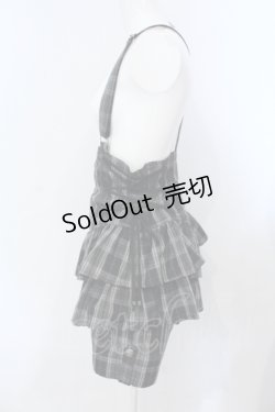 画像2: ALGONQUINS / フリルベスト付きショートパンツ F グレー系 O-25-06-28-001-AL-OP-OW-OS