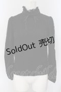 Ank Rouge / ハイネックレーストップス M クロ O-25-06-28-057-CA-TO-OW-OS
