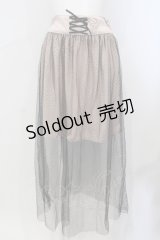 Ank Rouge / チュールレイヤードスカート M ピンク O-25-06-28-060-CA-SK-OW-OS