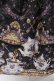 画像2: Enchantlic Enchantilly / すみれのお茶会ティアードジャンパースカート L アンティークブラック O-25-06-28-005-LO-OP-IG-OS (2)