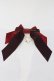 画像3: Enchantlic Enchantilly / ロゴ刺繍パールリボンブローチ  ボルドー O-25-06-28-072-LO-ZA-IG-OS (3)