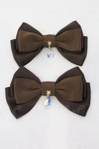 Enchantlic Enchantilly / リボンブローチ2コセット  ブラウン O-25-06-28-074-LO-AC-IG-OS