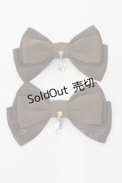 画像1: Enchantlic Enchantilly / リボンブローチ2コセット  ブラウン O-25-06-28-074-LO-AC-IG-OS
