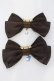 画像2: Enchantlic Enchantilly / リボンブローチ2コセット  ブラウン O-25-06-28-074-LO-AC-IG-OS (2)