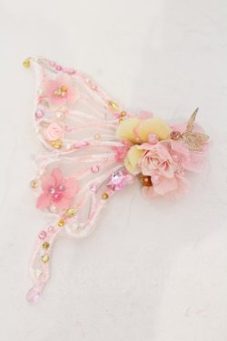 画像1: kilakila Factory / 片羽コサージュ  ピンク O-25-06-28-075-LO-AC-IG-OS