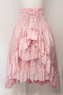 画像1: ATELIER PIERROT / Fairy Lace Corset Skirt　Size2 2 ピンク O-25-06-28-006-EL-SK-IG-OS