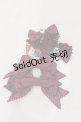 星箱works / 東方Project x HoshibakoWorks　八雲紫　リボンシューズクリップ  ワイン O-25-06-28-076-PU-AC-IG-ZT432-F003