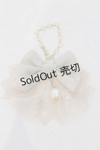 TELLME / ジャボタイみたいなバッグチャーム  アイボリー O-25-06-28-078-LO-ZA-IG-OS