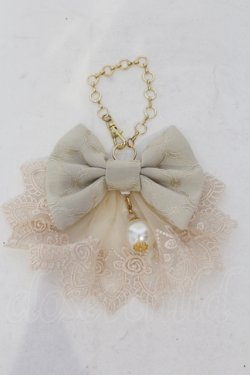 画像1: TELLME / ジャボタイみたいなバッグチャーム  アイボリー O-25-06-28-078-LO-ZA-IG-OS