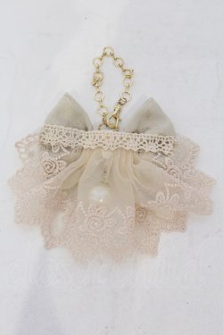 画像2: TELLME / ジャボタイみたいなバッグチャーム  アイボリー O-25-06-28-078-LO-ZA-IG-OS