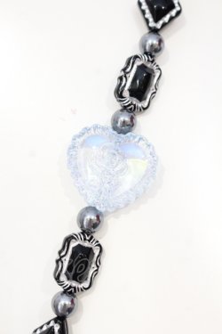画像3: Estrellas / cross beads necklace ネックレス  ブラック×シルバー O-25-06-28-085-EL-AC-IG-OS